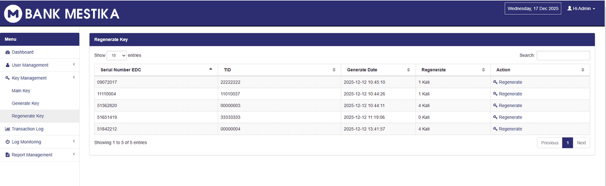 Web Key Bank Mestika screenshot 5