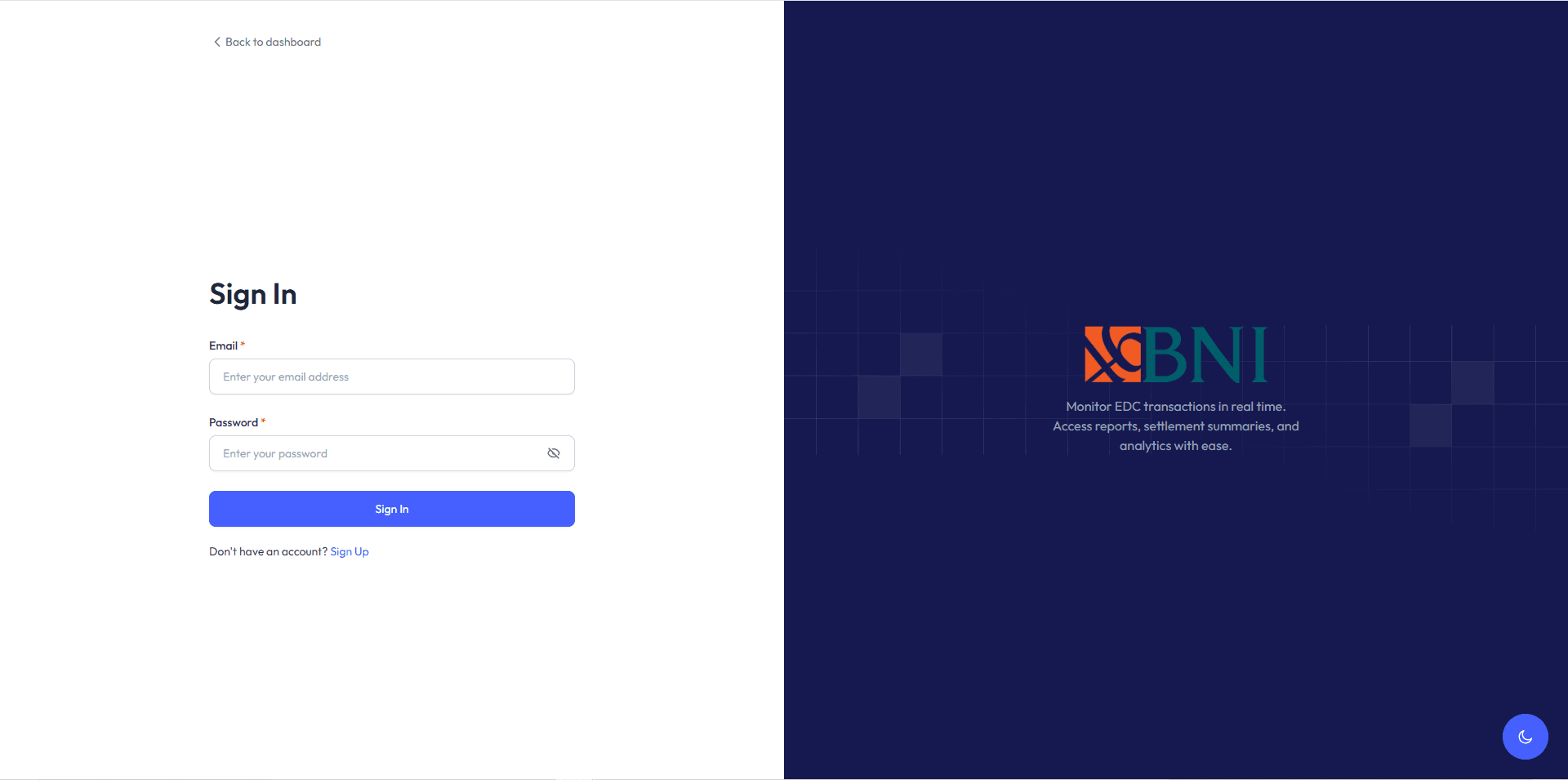 Monitoring Transactions EDC Bank BNI