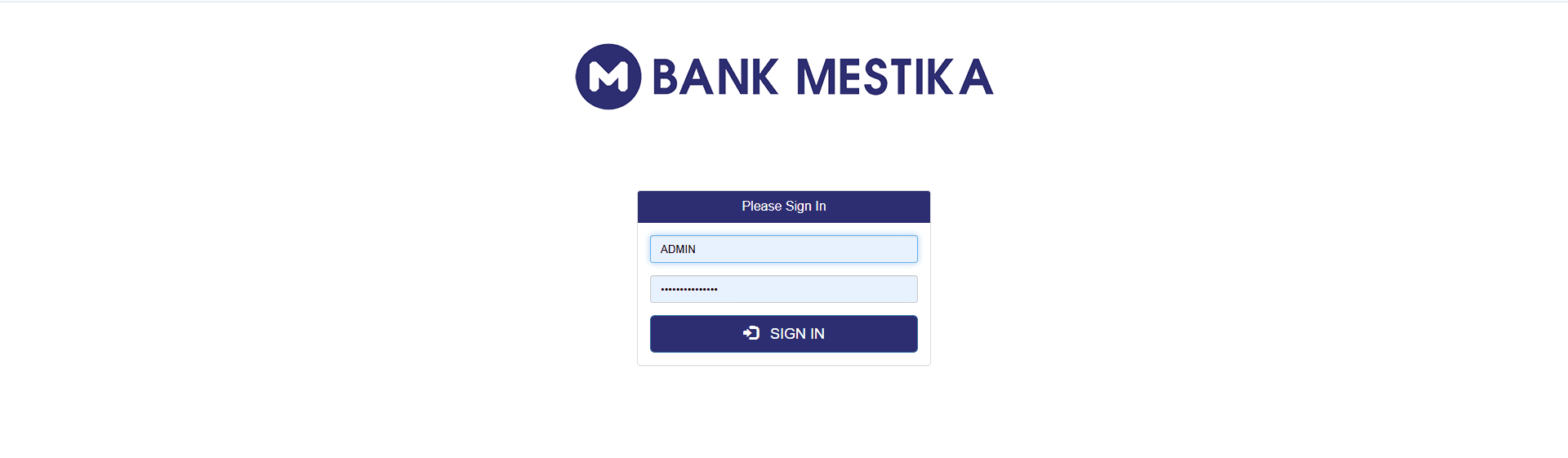 Web Key Bank Mestika